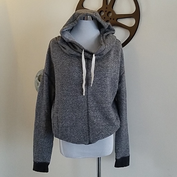 American Eagle Outfitters Tops - AEO Oversized Funnel Neck Hoodie